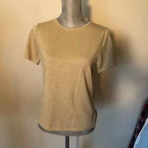 Gold and silver blouses